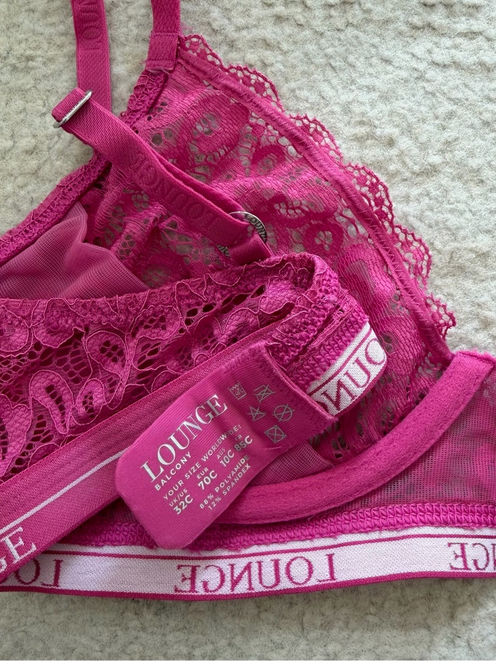Lounge Intimates Set - Raspberry - Picture 4 of 7
